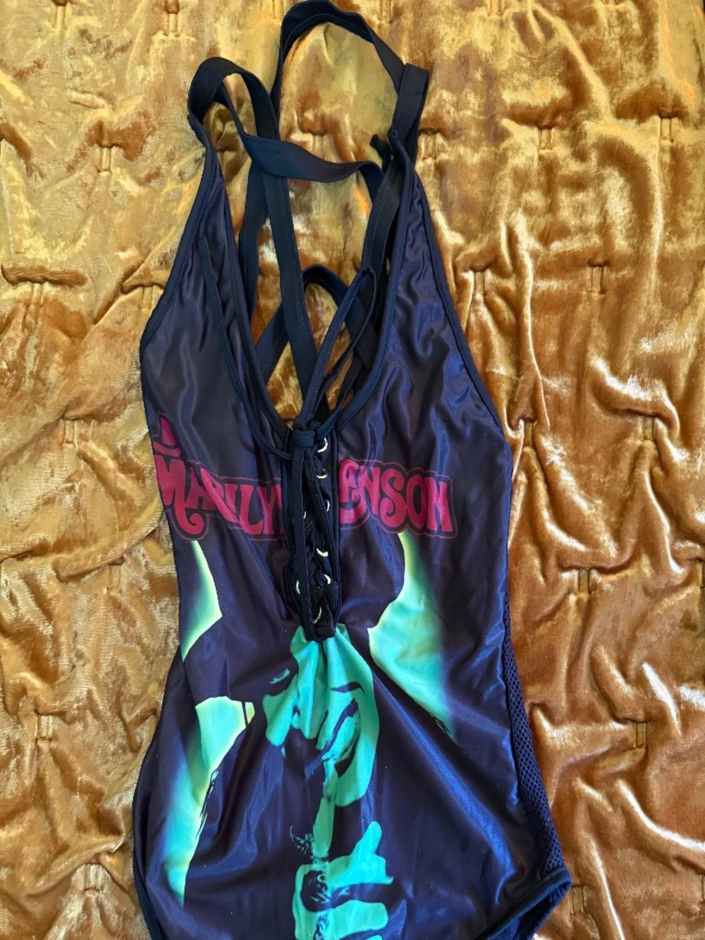 Killstar Marilyn Manson bathing suit swimsuit Medium - Picture 6 of 6